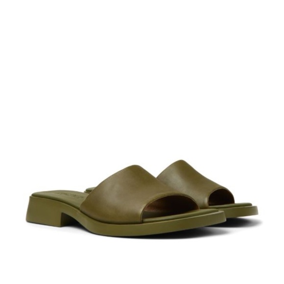 Camper Dana Mule Sandal // Olive Green - Picture 1 of 10